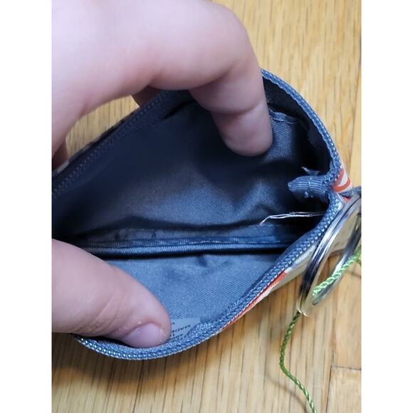 Vera Bradley ID Case Wallet Nomadic Floral Pattern Keychain Zip Coin Purse NWT - Picture 6 of 8